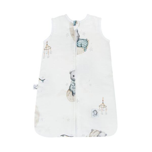 Bonjour Cherie Śpiworek Do Spania Letni 0,5 TOG, 0-6M, Misie
