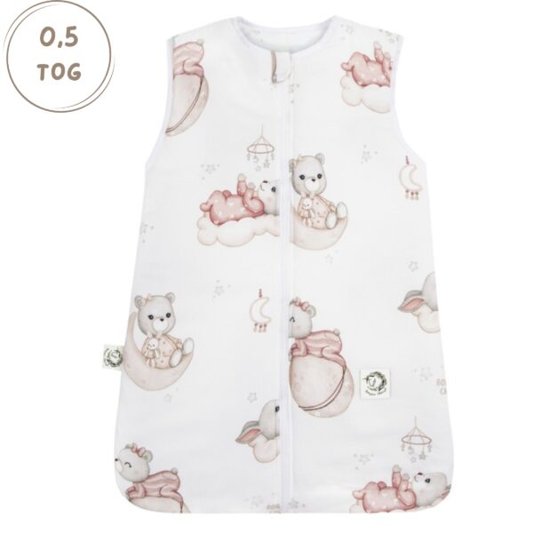 Bonjour Cherie Śpiworek Do Spania Letni 0,5 TOG, 0-6 M, Venus