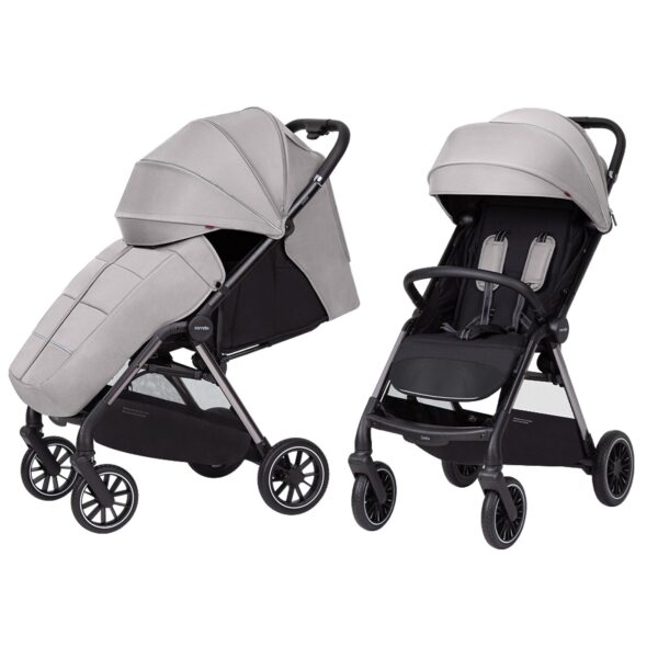Carrello Delta Wózek Spacerowy Jasny Szary - obrazek 2