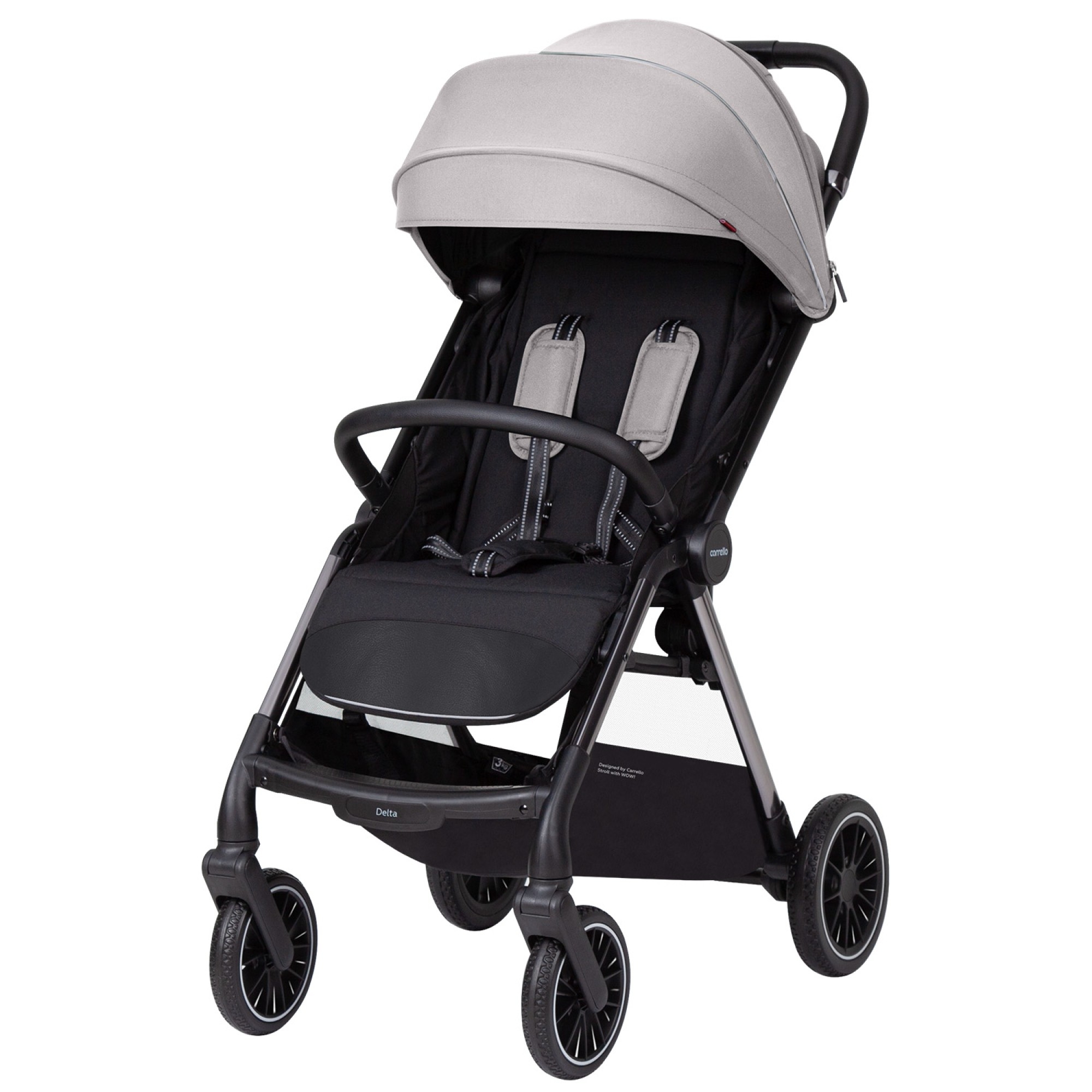 Carrello Delta Wózek Spacerowy Jasny Szary