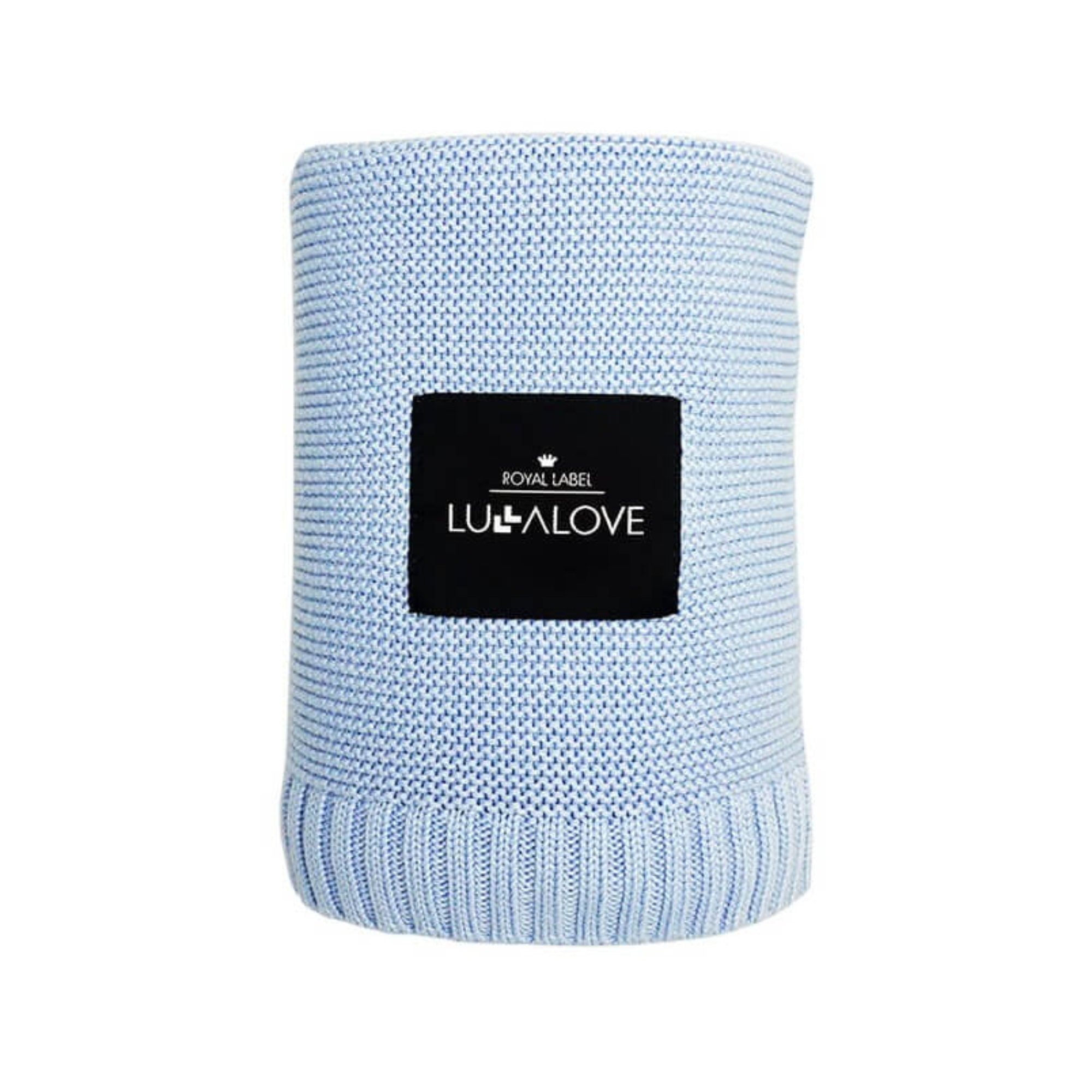 LULLALOVE KOC BAMBUSOWY 80X100CM BABY BLUE